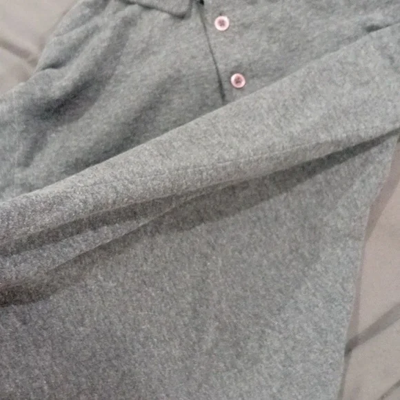 Gray Polo Shirt with Red Accents - Picture 6 of 7